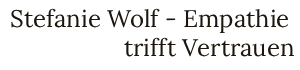 Stefanie Wolf - Empathie trifft Vertrauen-logo